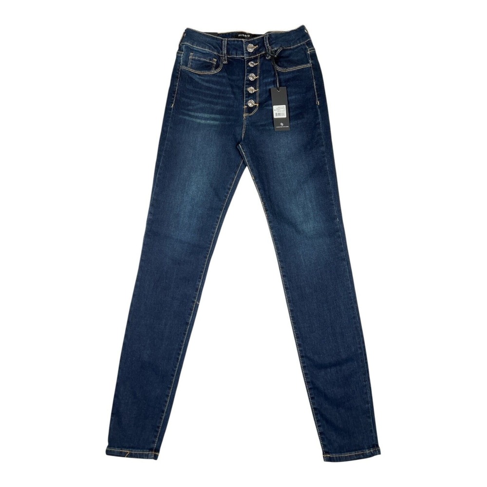 Numero Verona Ankle Jeans‎ Womens Size 27 Button Fly High Rise Dark Wash